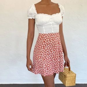 Reformation Flounce Skirt